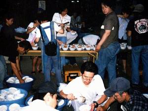 Komaba Highschool students helped us feed the homeless in Shinjuku, Tokyo