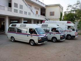 Donated ambulances