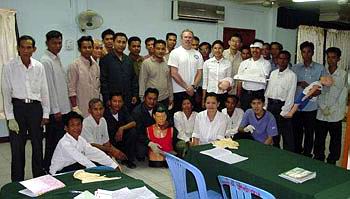 The Cambodian Fire/EMS program with OESP started classes